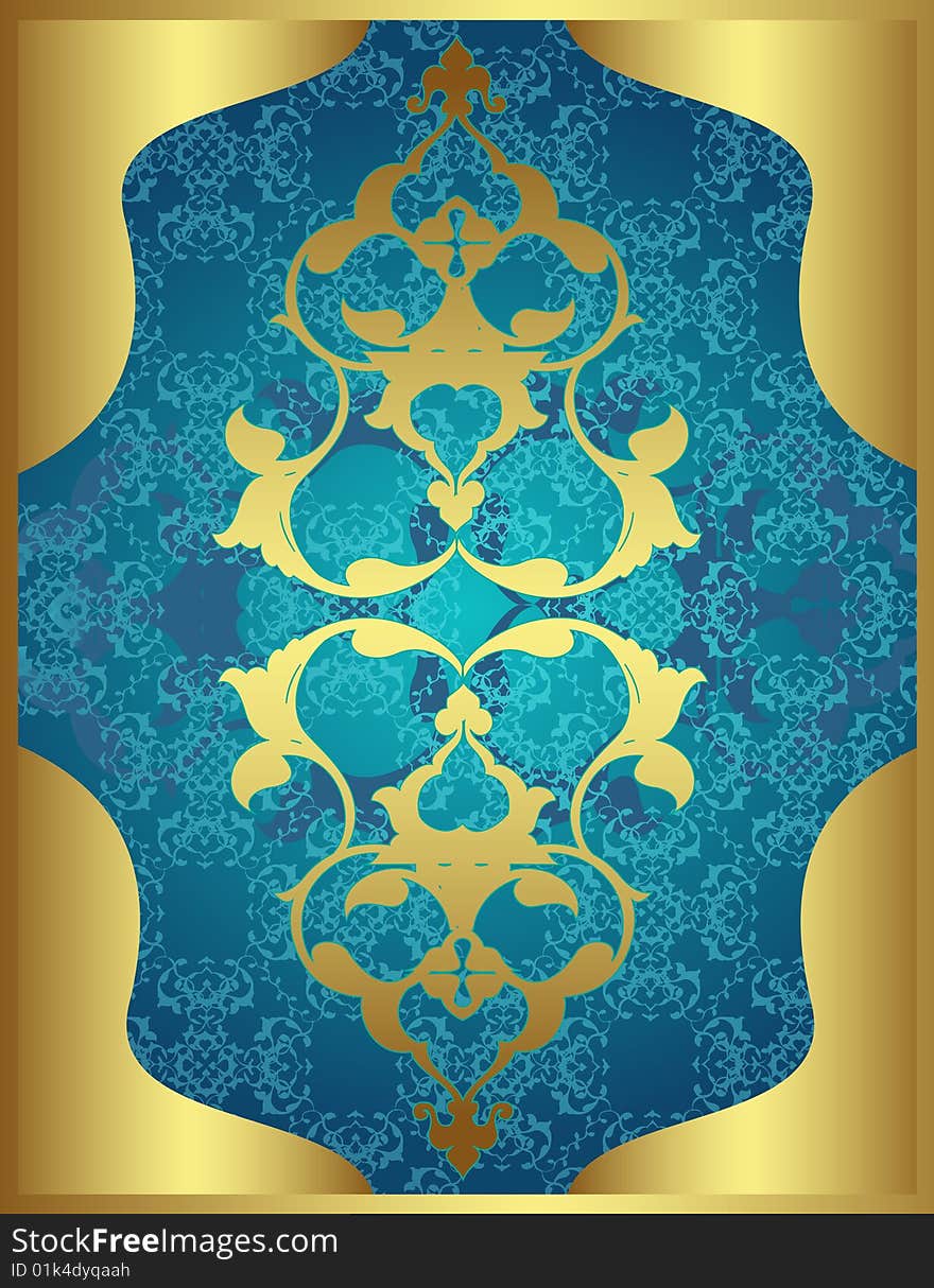 Traditional antique ottoman turkish tile illustration design raster. Traditional antique ottoman turkish tile illustration design raster