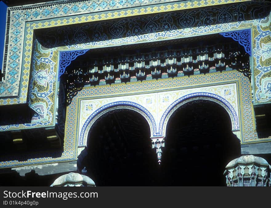 Wooden Archway And Ceiling