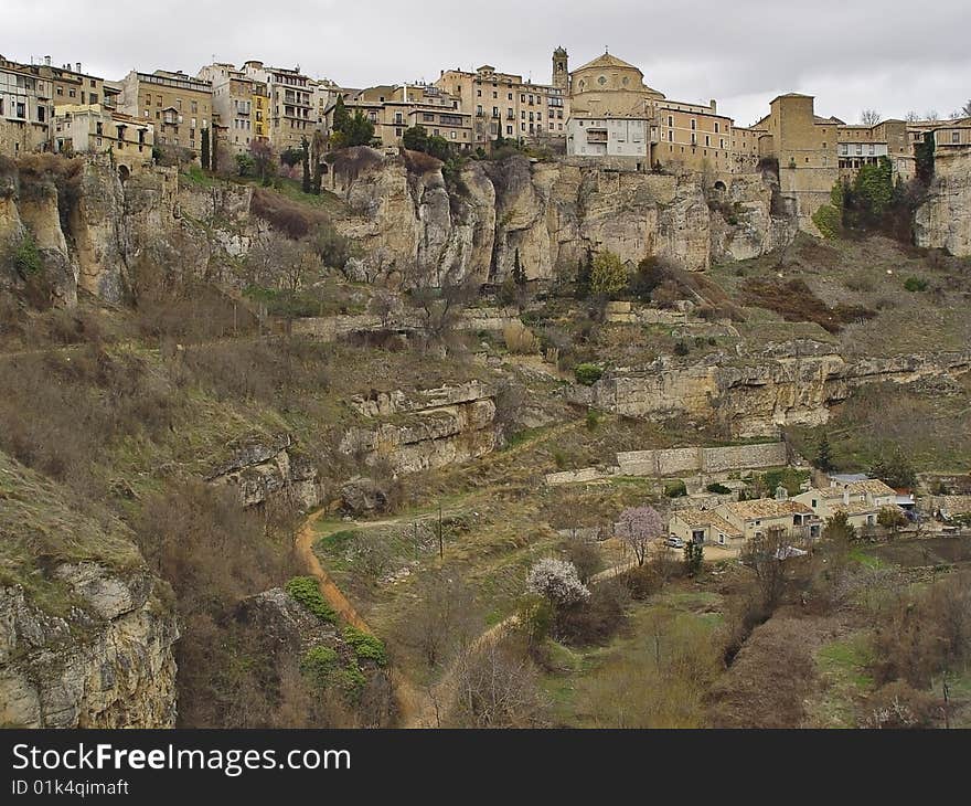 The city of Cuenca, Spain