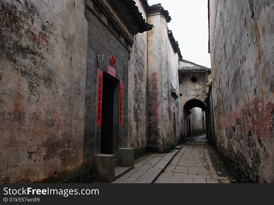 Ancient town in the South China.