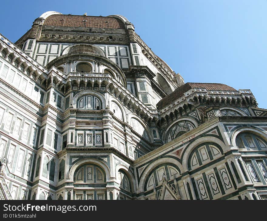 The dome in Florence in Italy