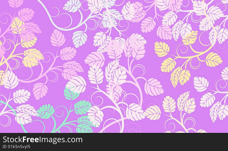 Colorful Floral Background