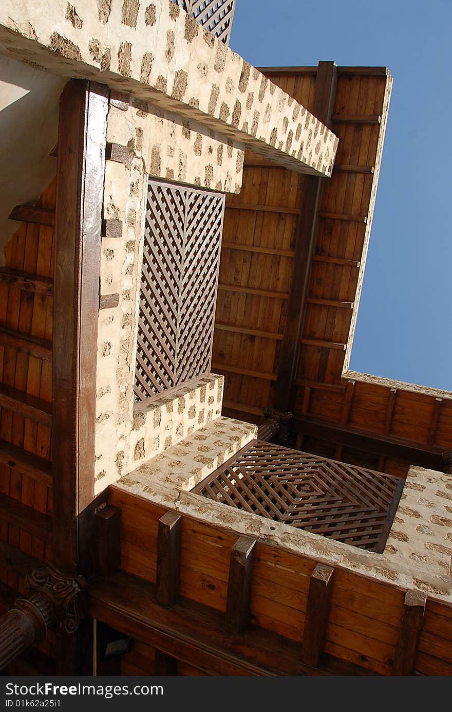 Corner of a ancient house. Corner of a ancient house