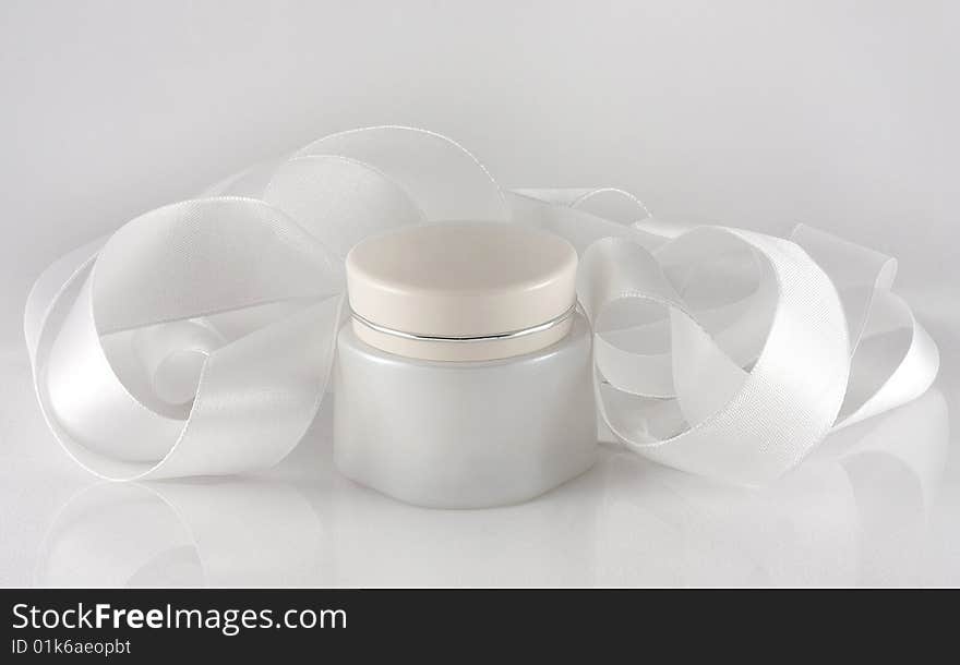 Jar And Ribbon 1