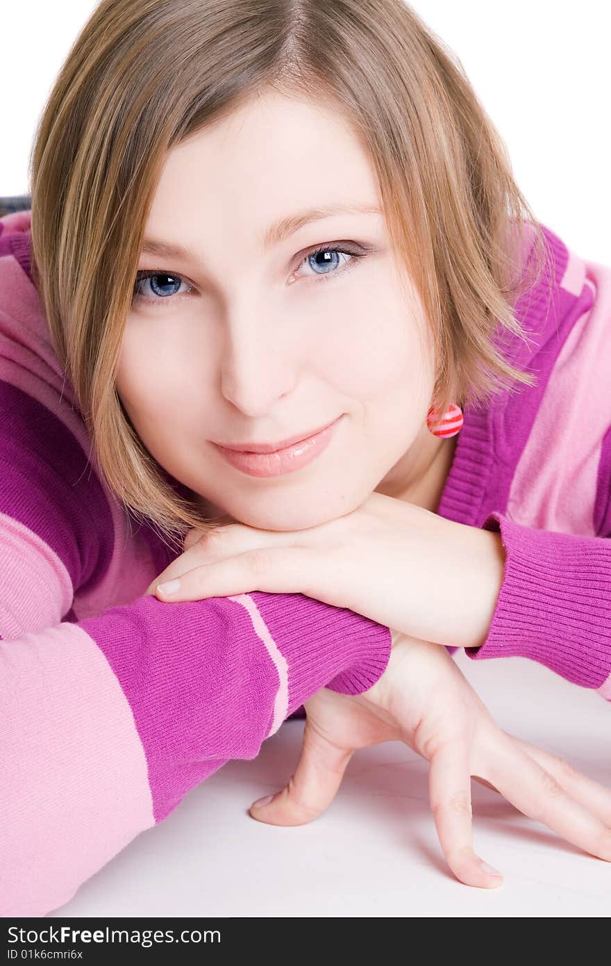 Portrait Of Beautiful Smiling Woman