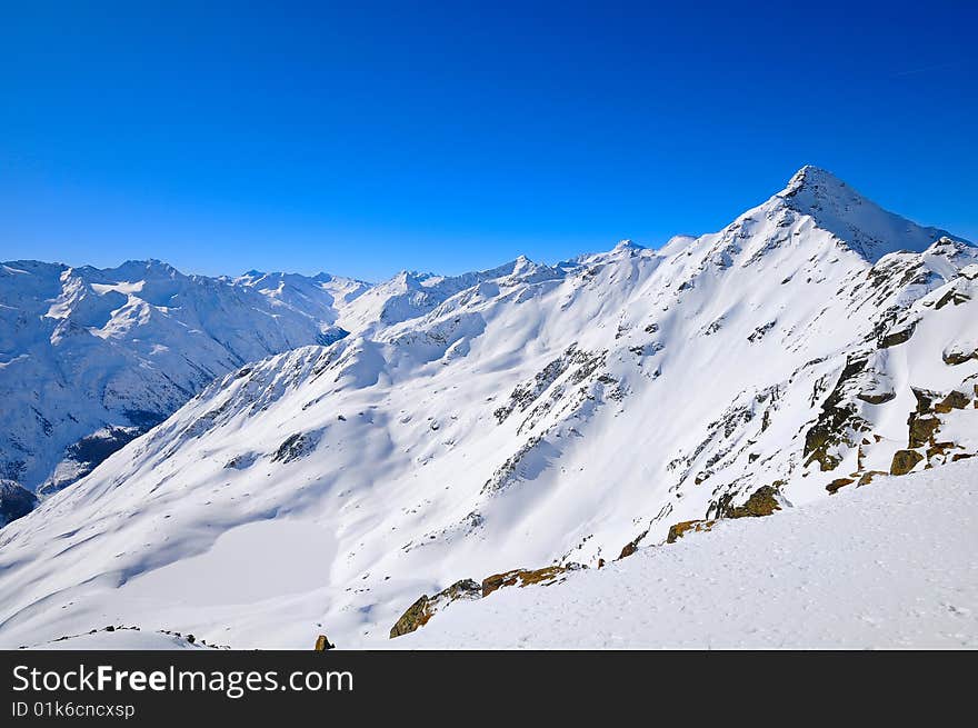 Beautiful landscape on Austrian Alps. Beautiful landscape on Austrian Alps.