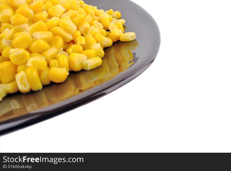 Corn, served on your plate.