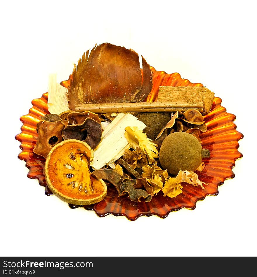 Potpourri isolated