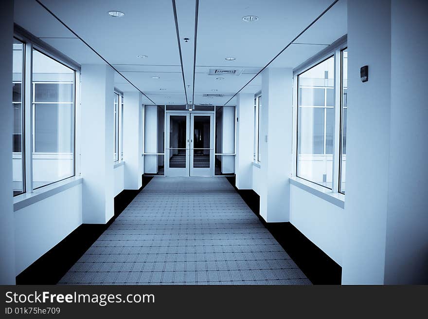 Office corridor