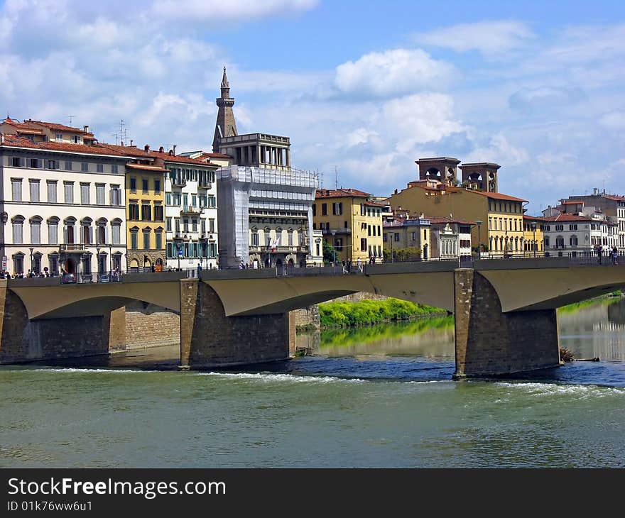 Bridge over river Arno