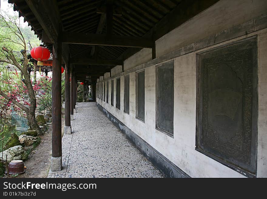 The graceful and grand scenery of the corridor .It's the typical symbol of the Park.