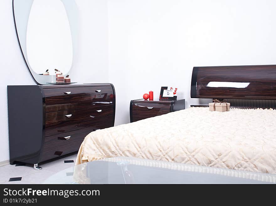 Modern bedroom furniture for home interior