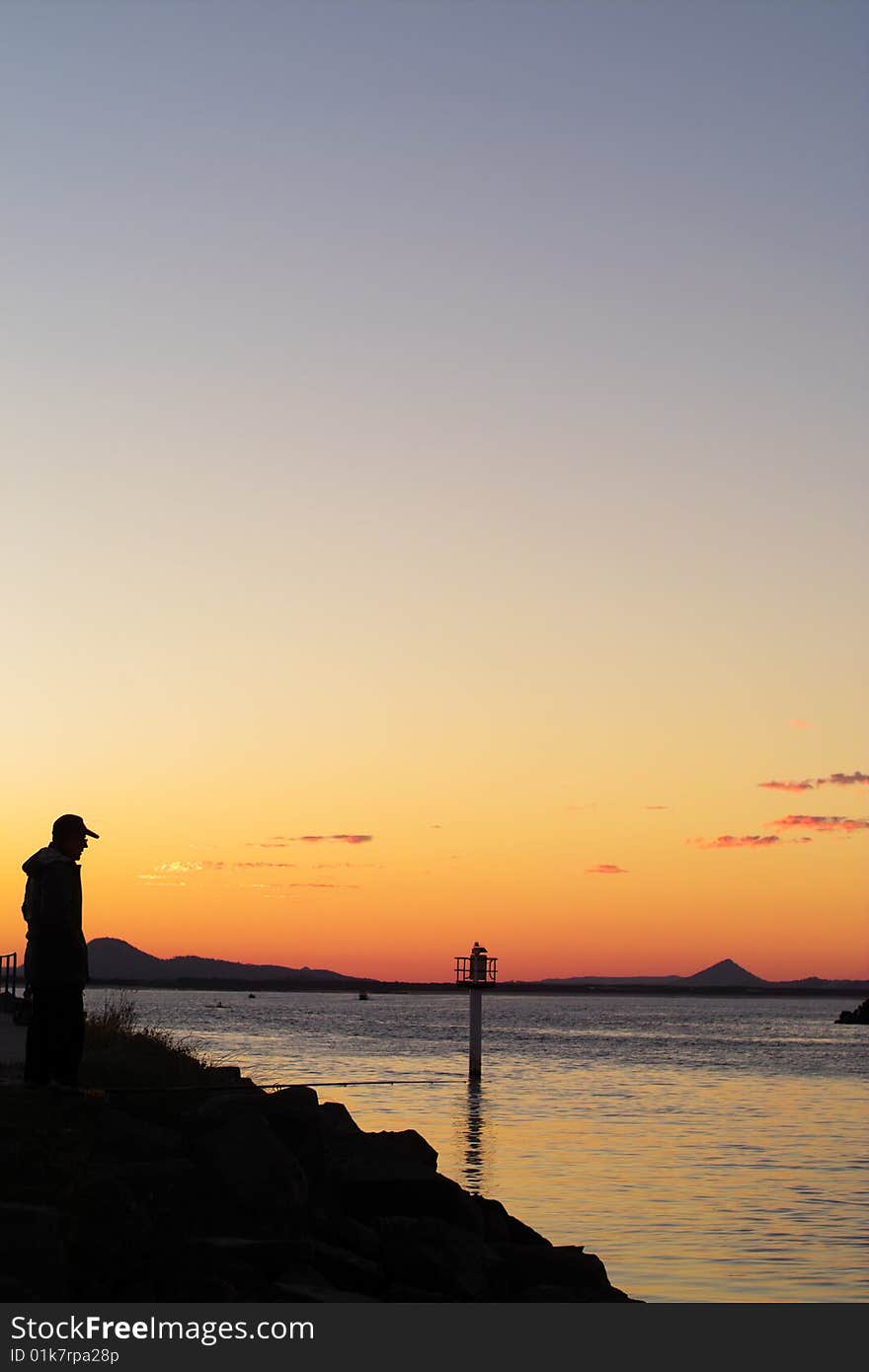 Fishing Silhouette