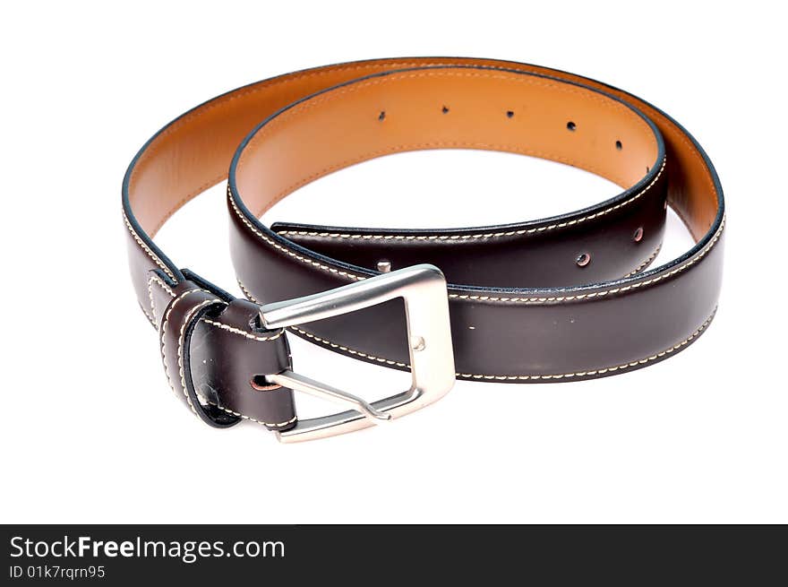 Leather belt