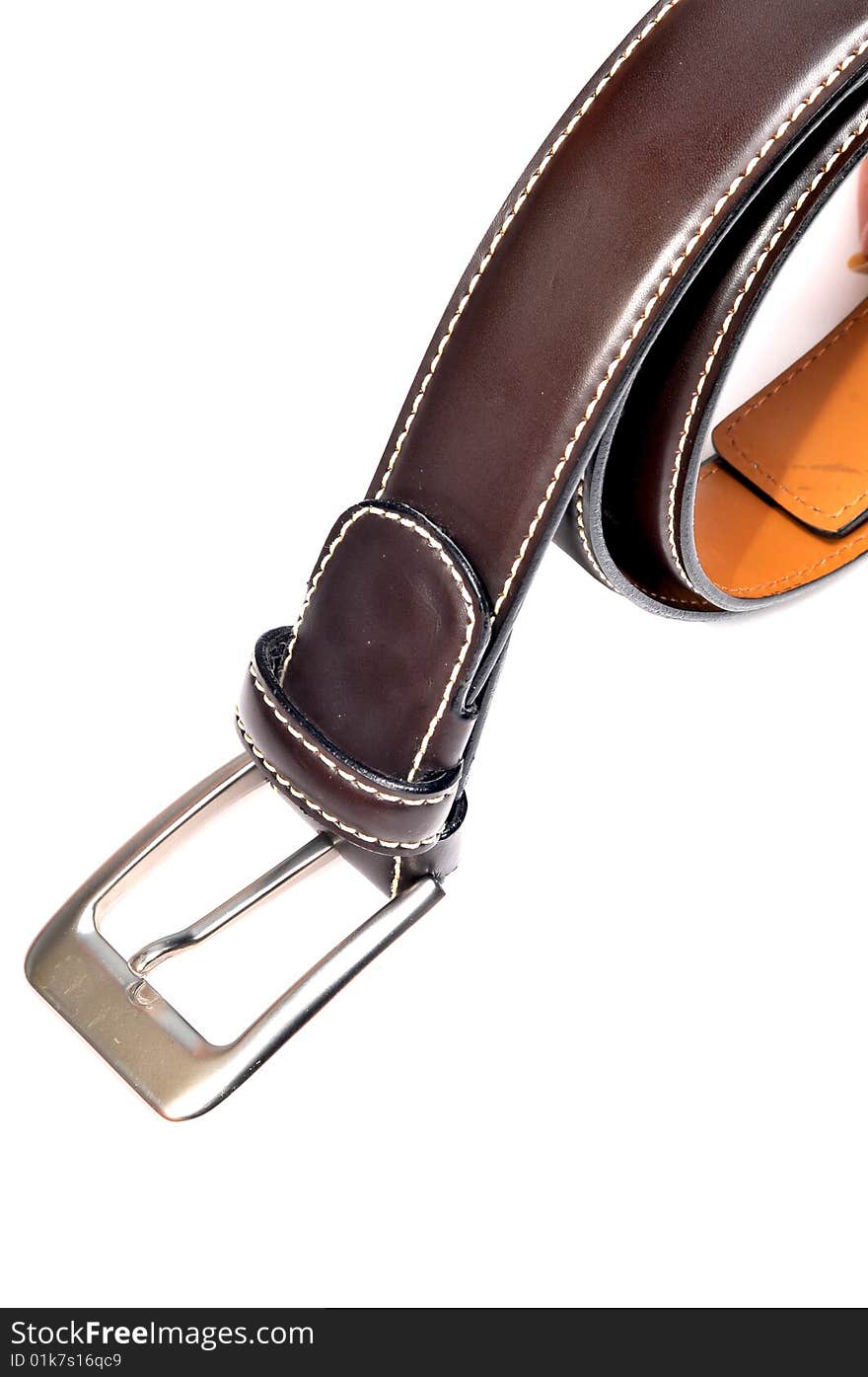 Leather belt