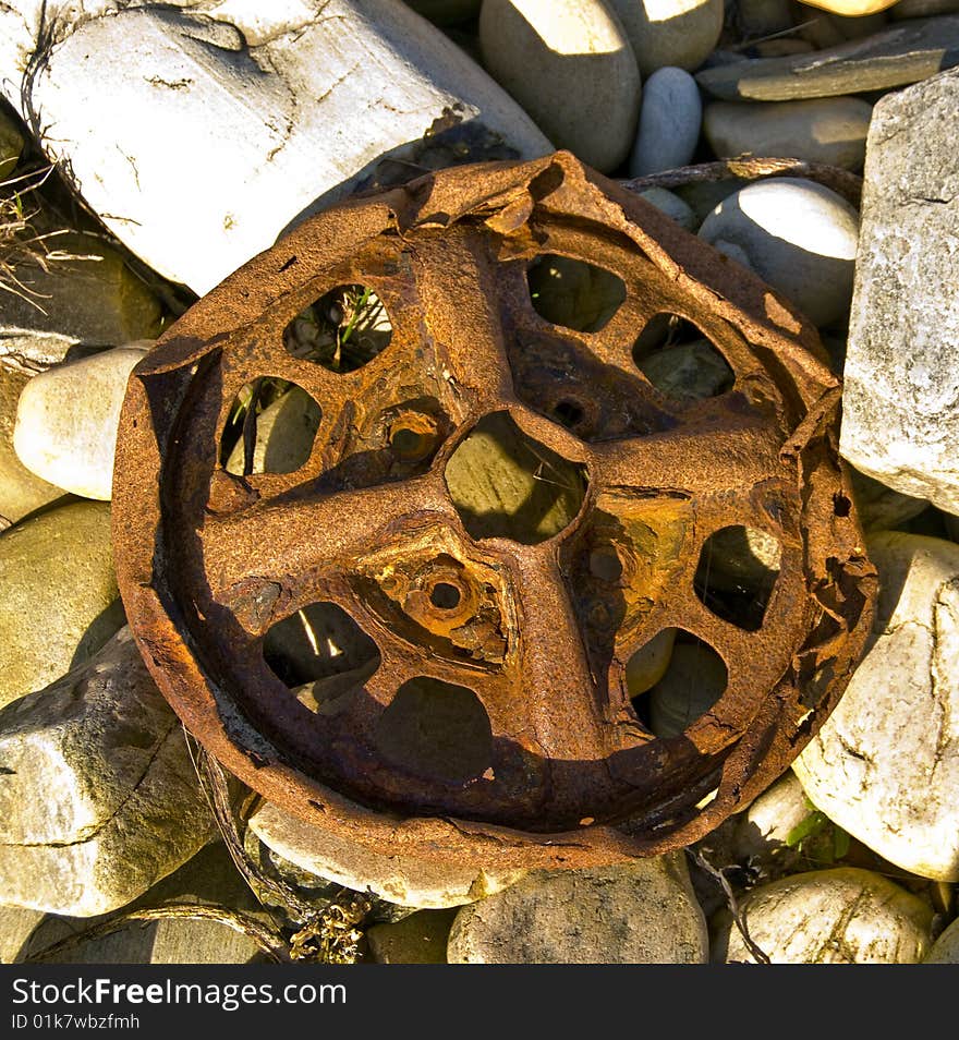 Rust Car wheel