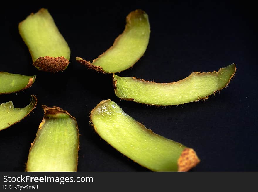 Abstract close shots of Kiwifruit. Abstract close shots of Kiwifruit