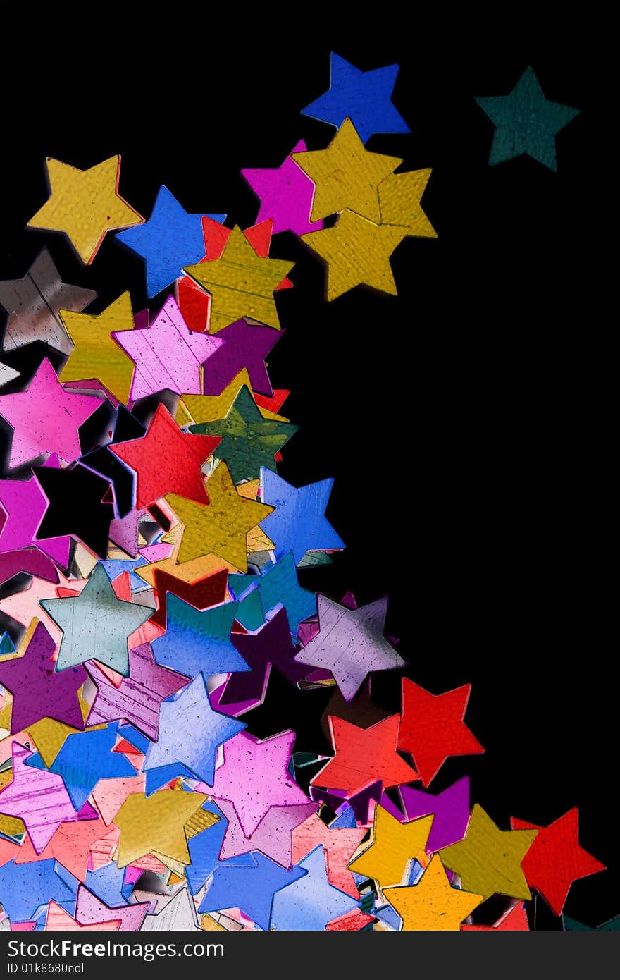 Stars In The Form Of Confetti