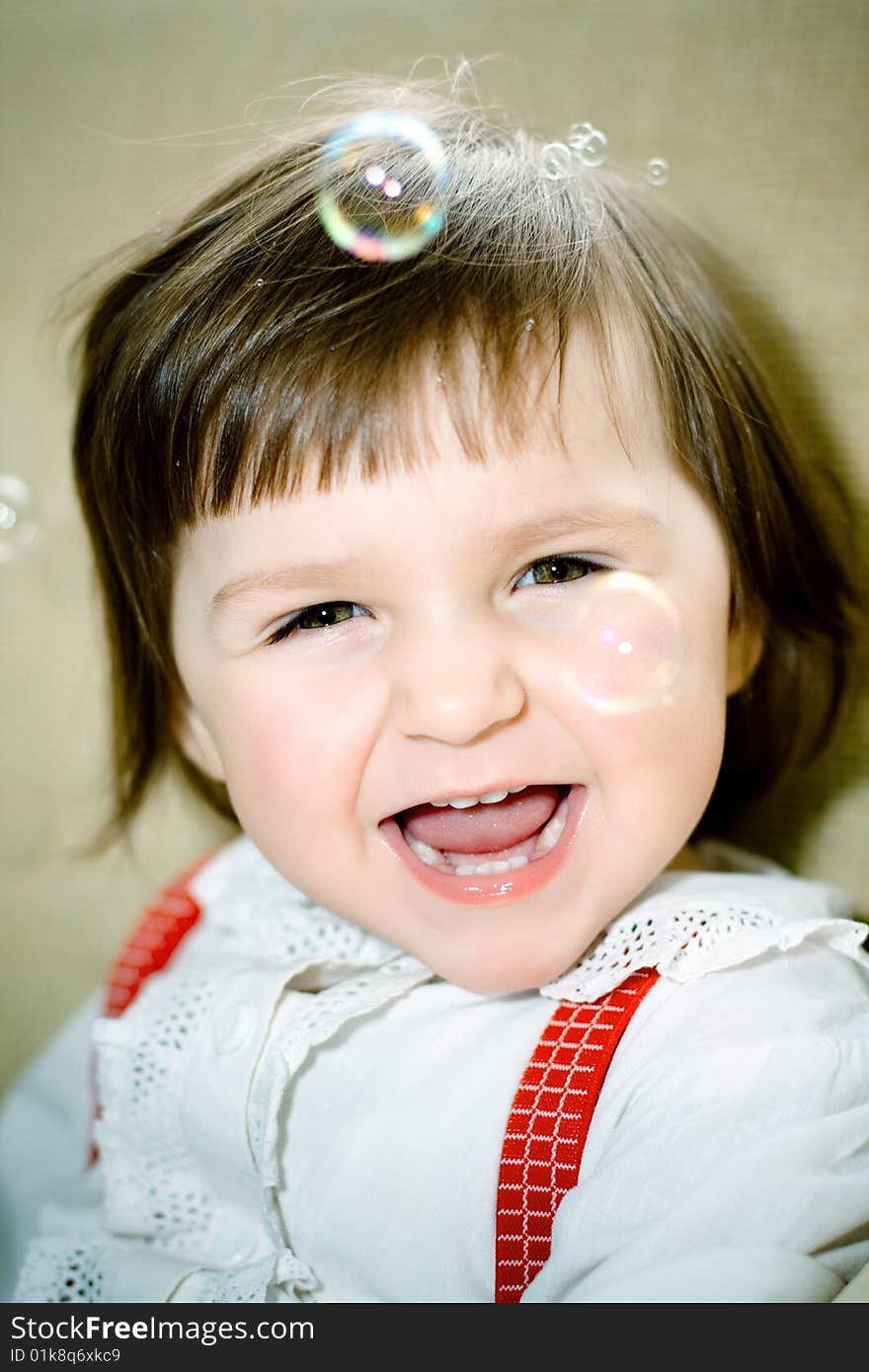 Girl In Bubbles