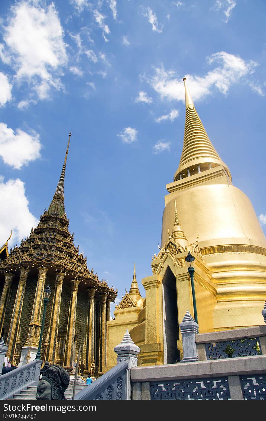 Temples of the Grand Palace in Bangkok, Thailand