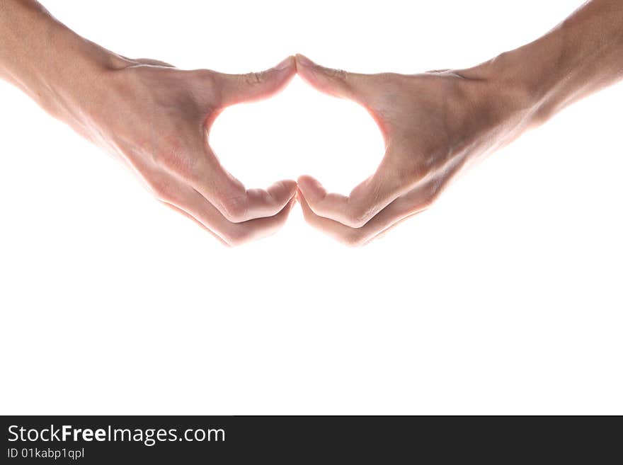 Hand heart