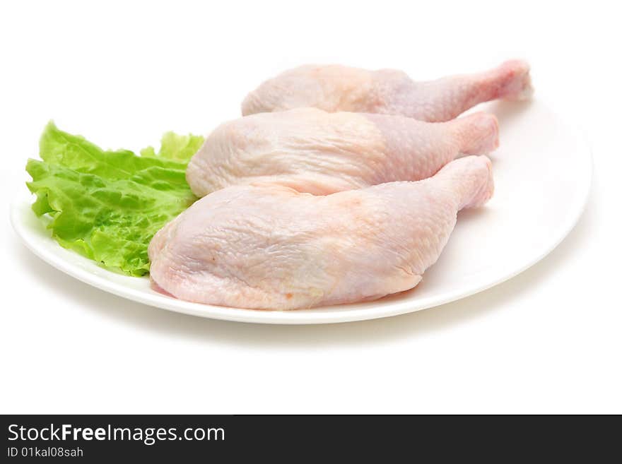 Fresh chicken legs