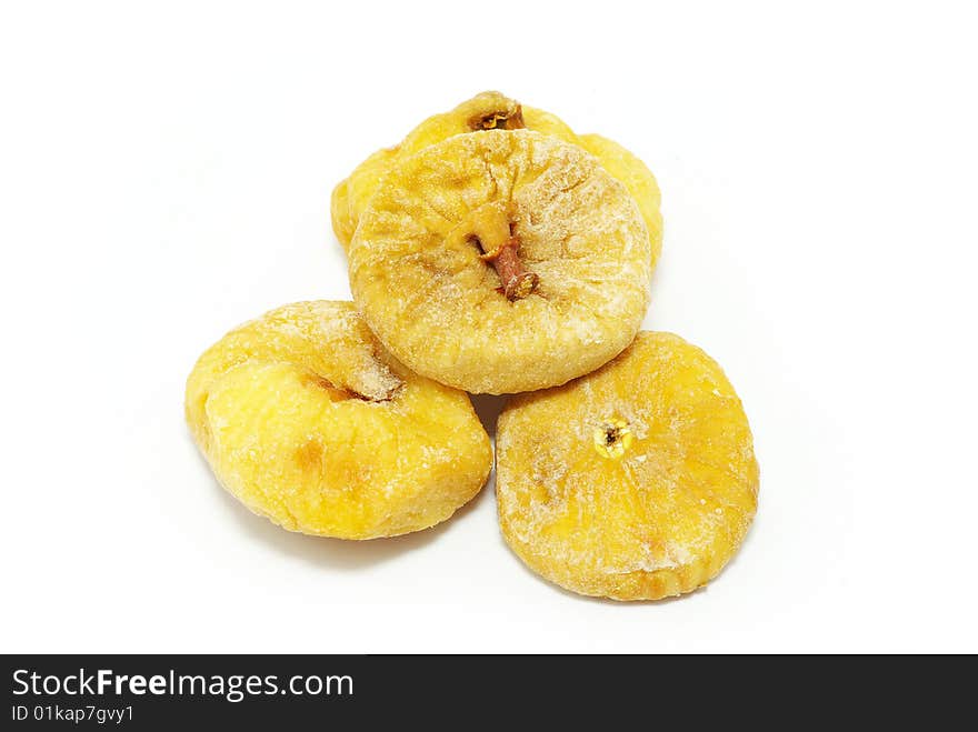 Fig fruits isolated on the white background