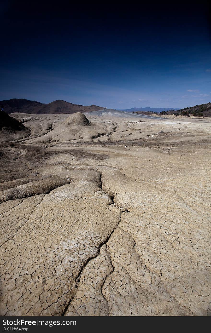 Mud Volcanoes in Buzau, Romania