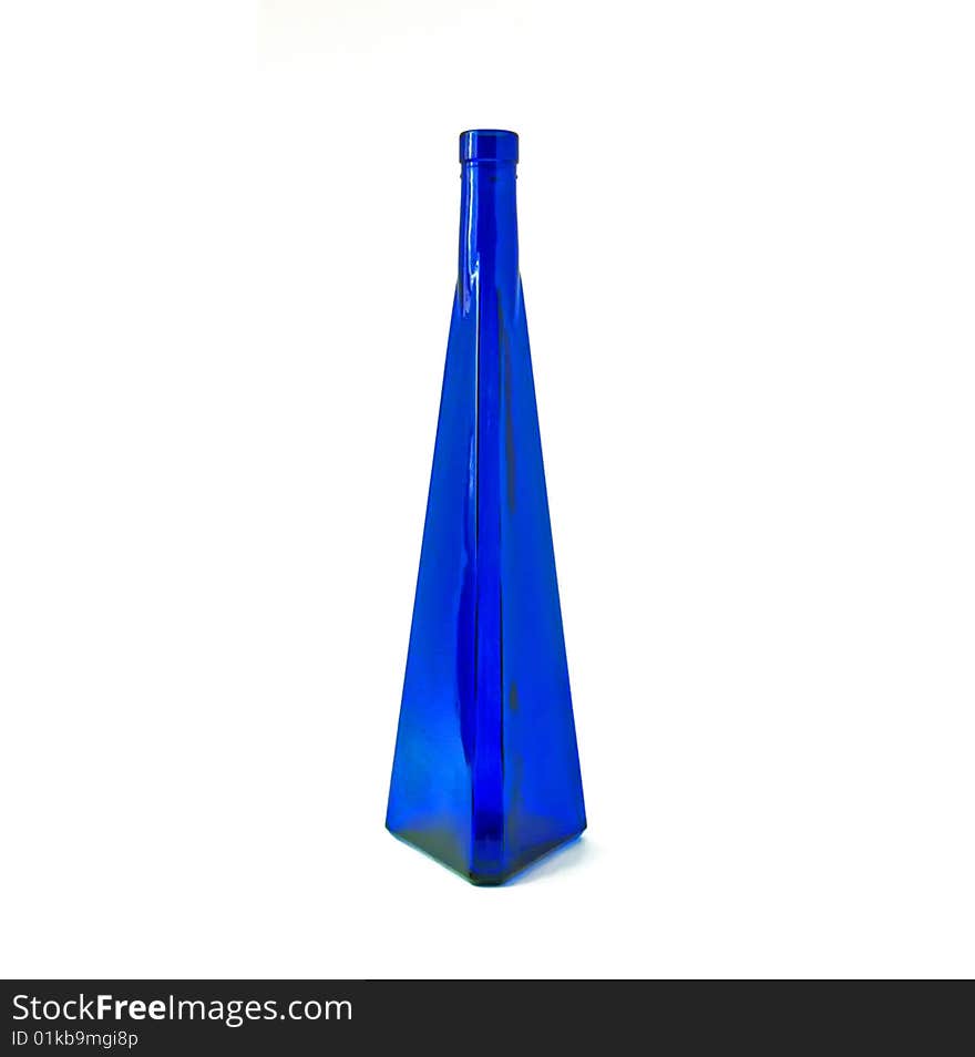 Bottle for liqueur from glass