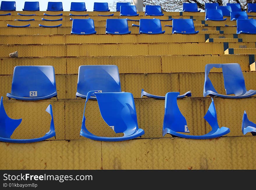 Abandoned open-air theater.