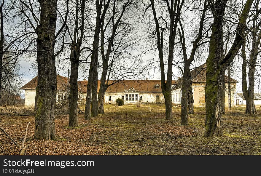 Big old abandoned house in transylvania. Big old abandoned house in transylvania