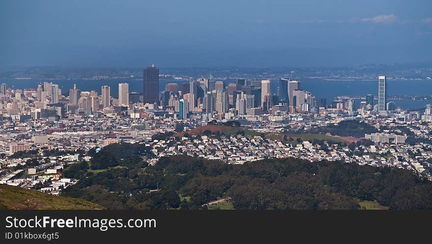 Panoramic view of San Francisco