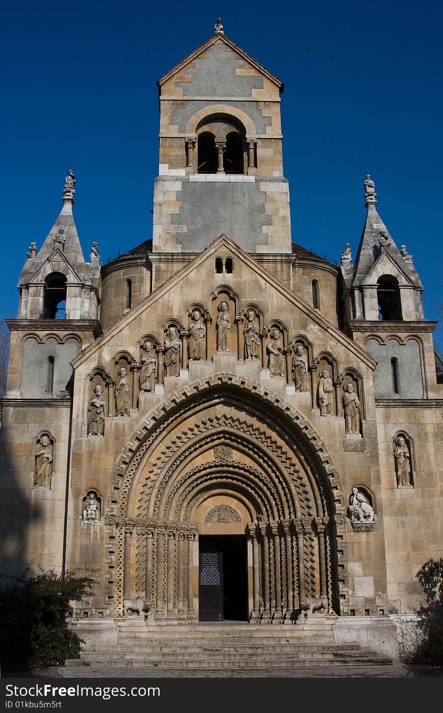 Old chuch in Budapest, Hungary. Old chuch in Budapest, Hungary