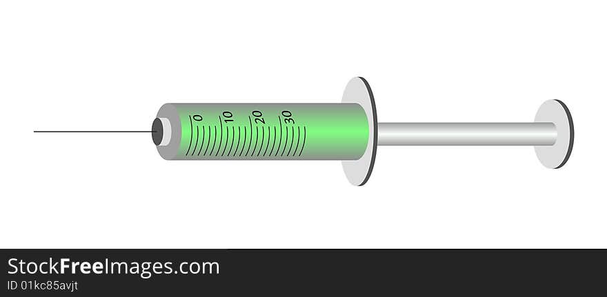 Syringe for medicine needs, drugs