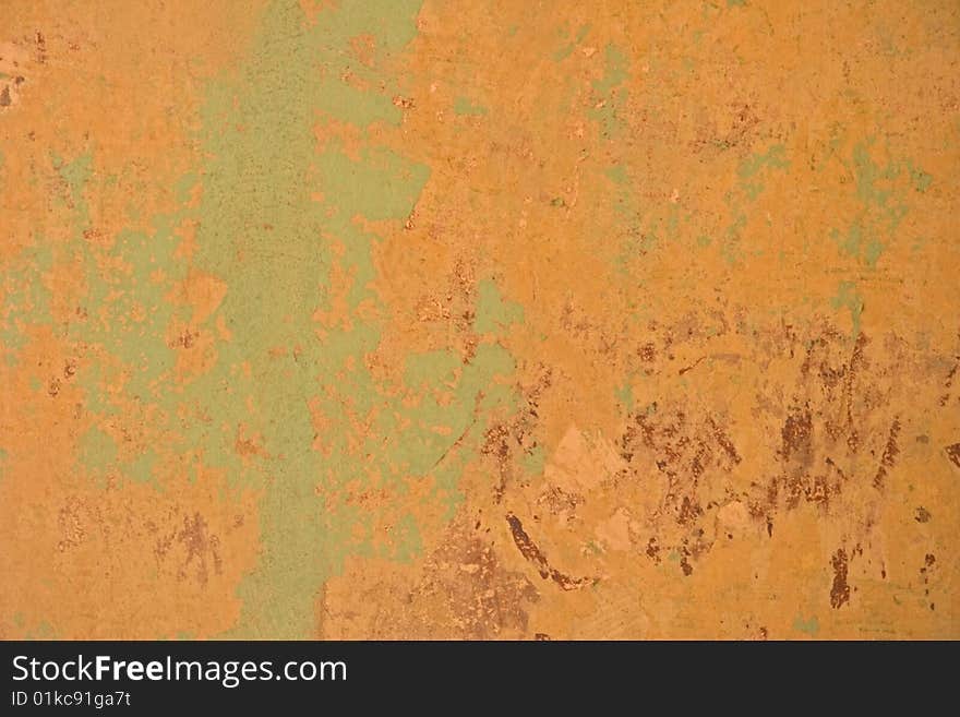 Old wall with scratches and wall colors, good background