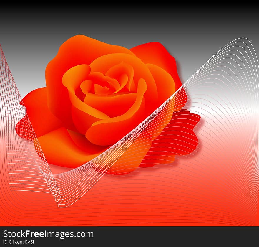 Beautiful abstract flower background for design