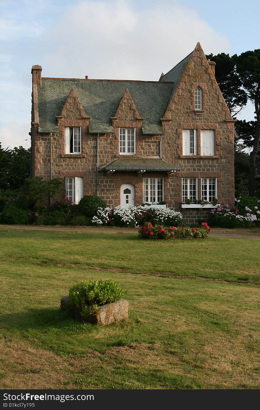 Garden In Front Of Granite House