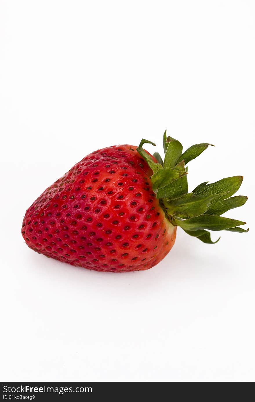 Fresh and tasty strawberry isolated on white background. Fresh and tasty strawberry isolated on white background