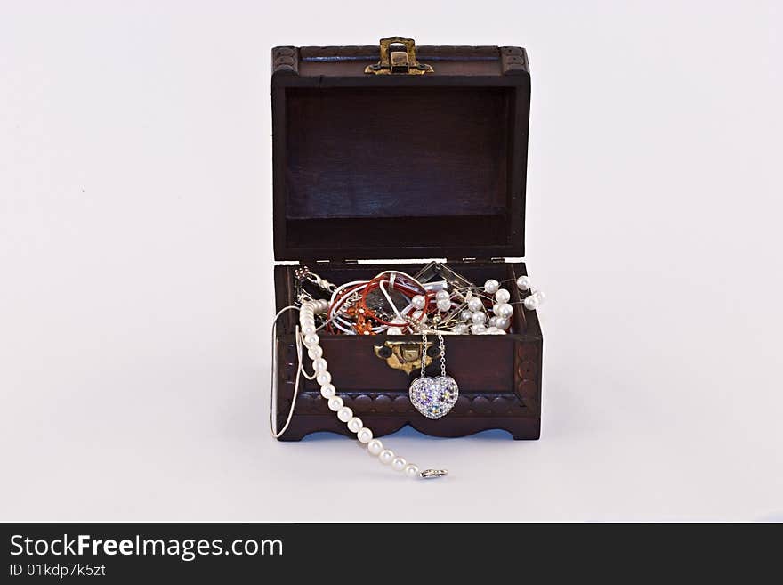 Chest with jewellery