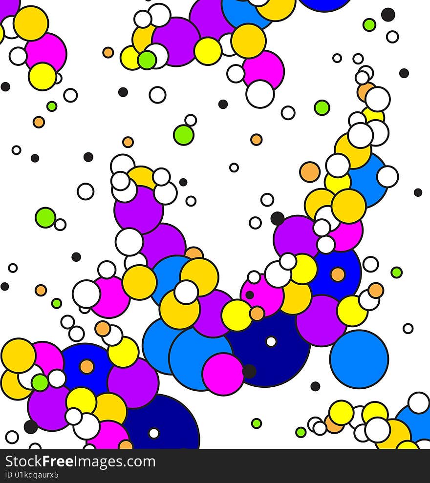 Abstract color texture of bubble. Vector illustration. Abstract color texture of bubble. Vector illustration.