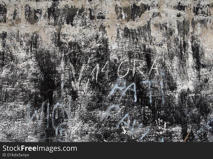 Shabby, tatty wall. Abstract background. Shabby, tatty wall. Abstract background