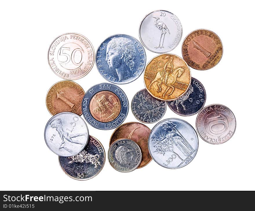 Coins  before Euro