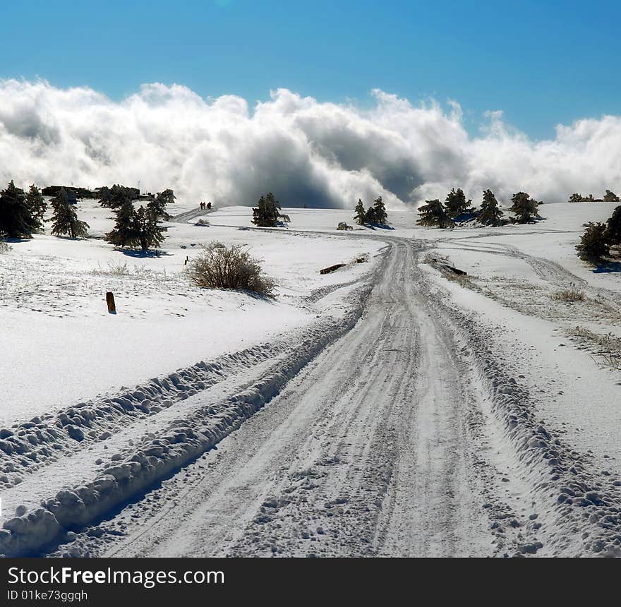 Winter road