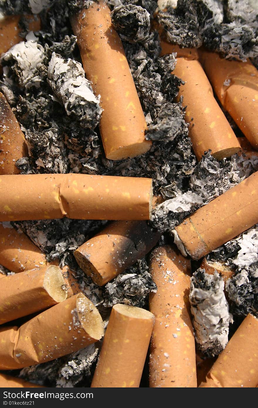 Cigarette butts