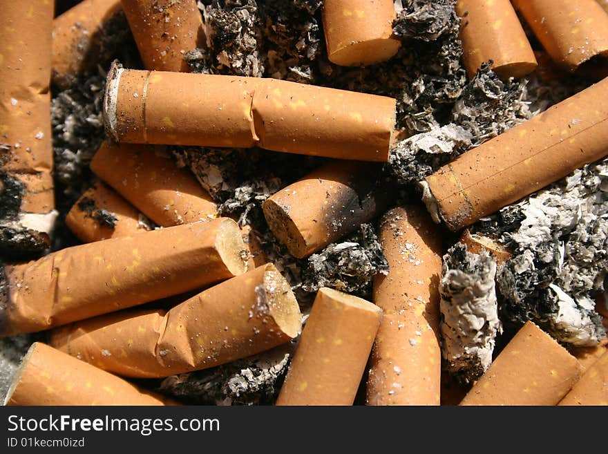 Cigarette butts