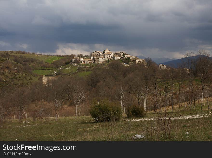 Avigliano is a mountain umbria village. Avigliano is a mountain umbria village