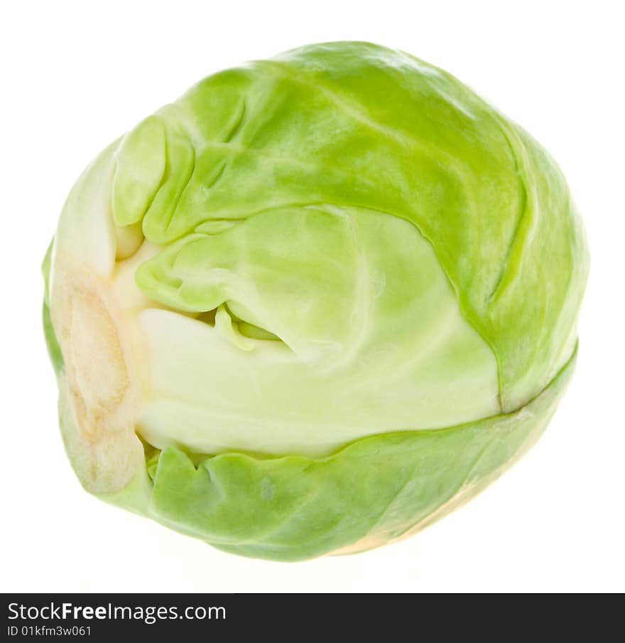 Single brussels sprout