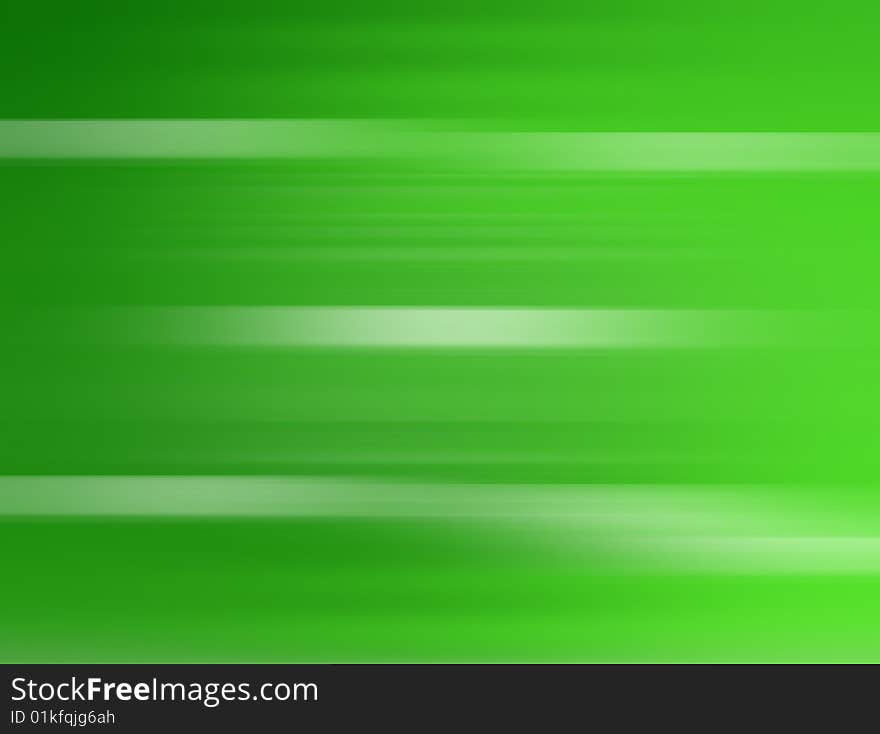 Green background with bright effects. Abstract illustration