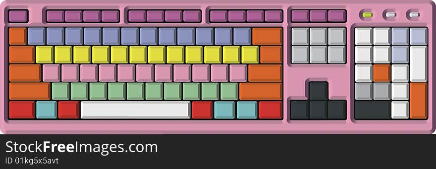 Colourful Keyboard