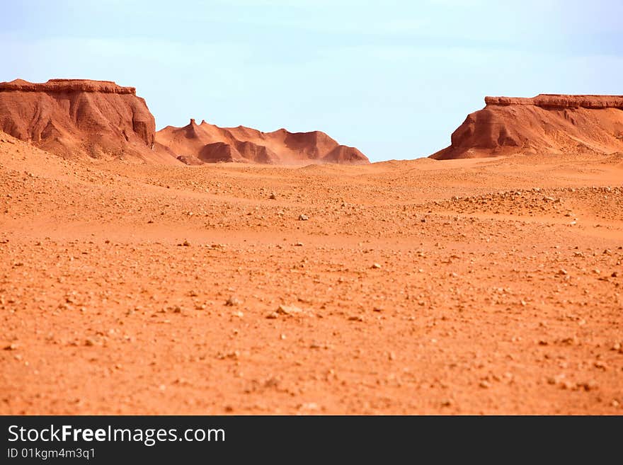 Mountains in area of Akakus, Libya. Mountains in area of Akakus, Libya